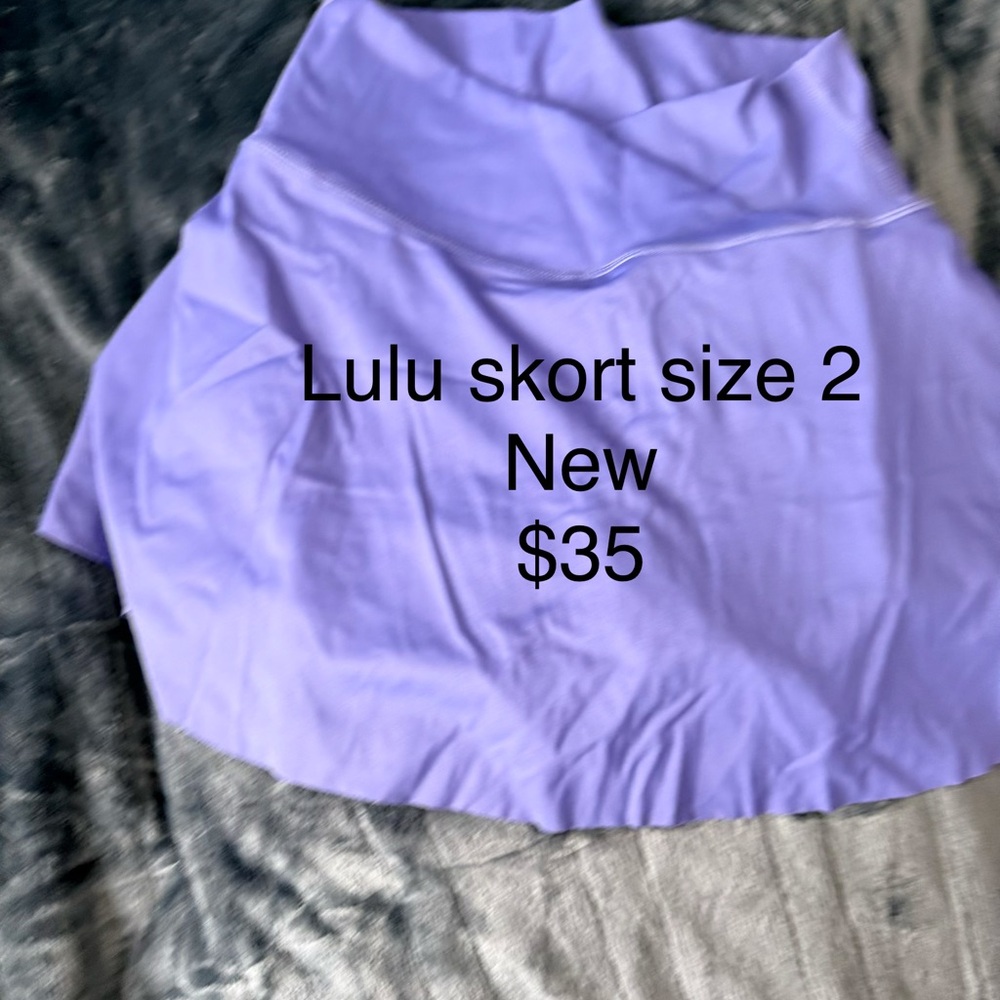 lululemon athletica Lavender Skater Skirt